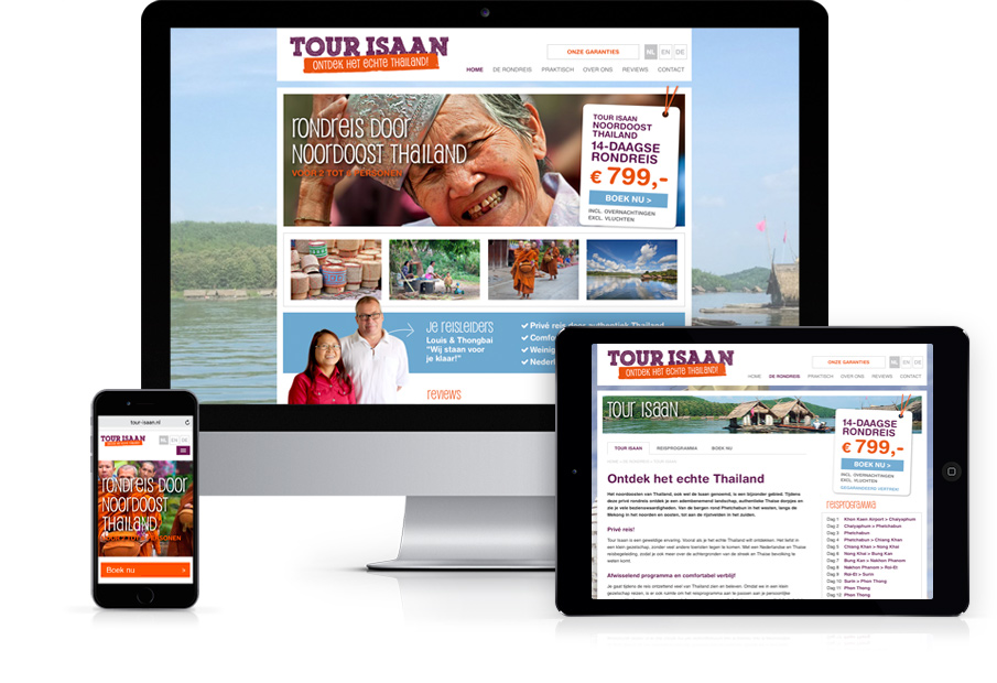 Tour Isaan website